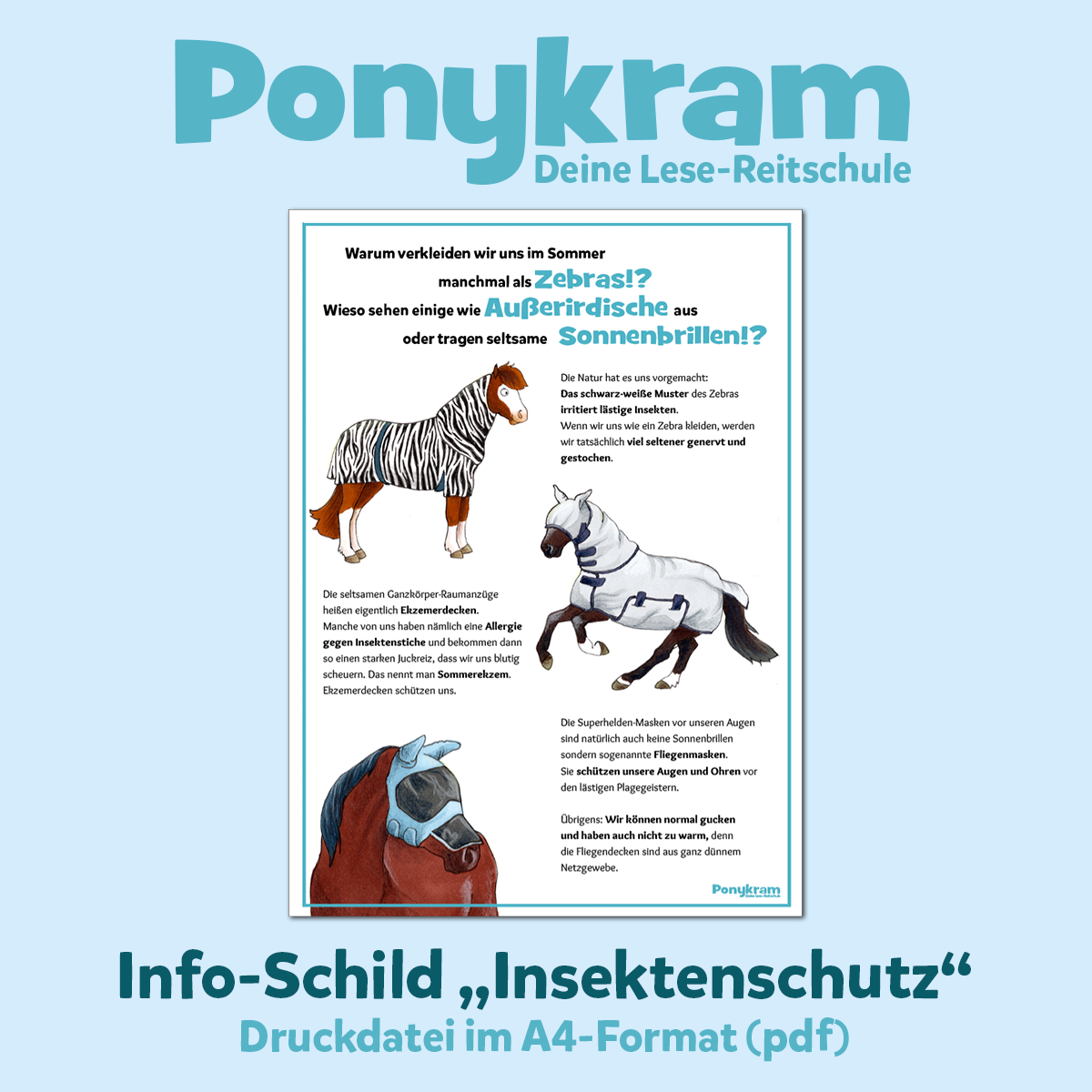 Infoschild: Insektenschutz