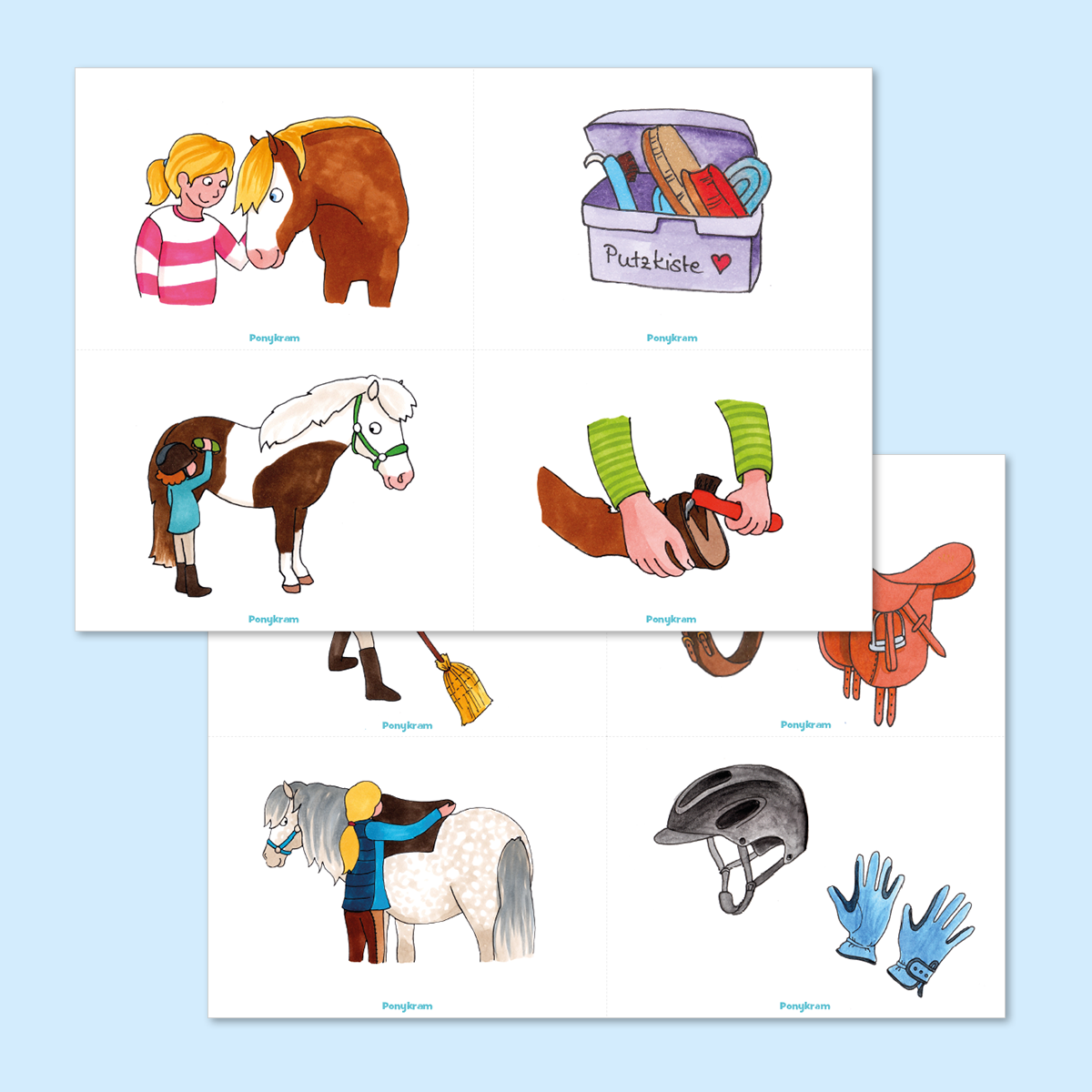 Tagesablauf Ponyschule