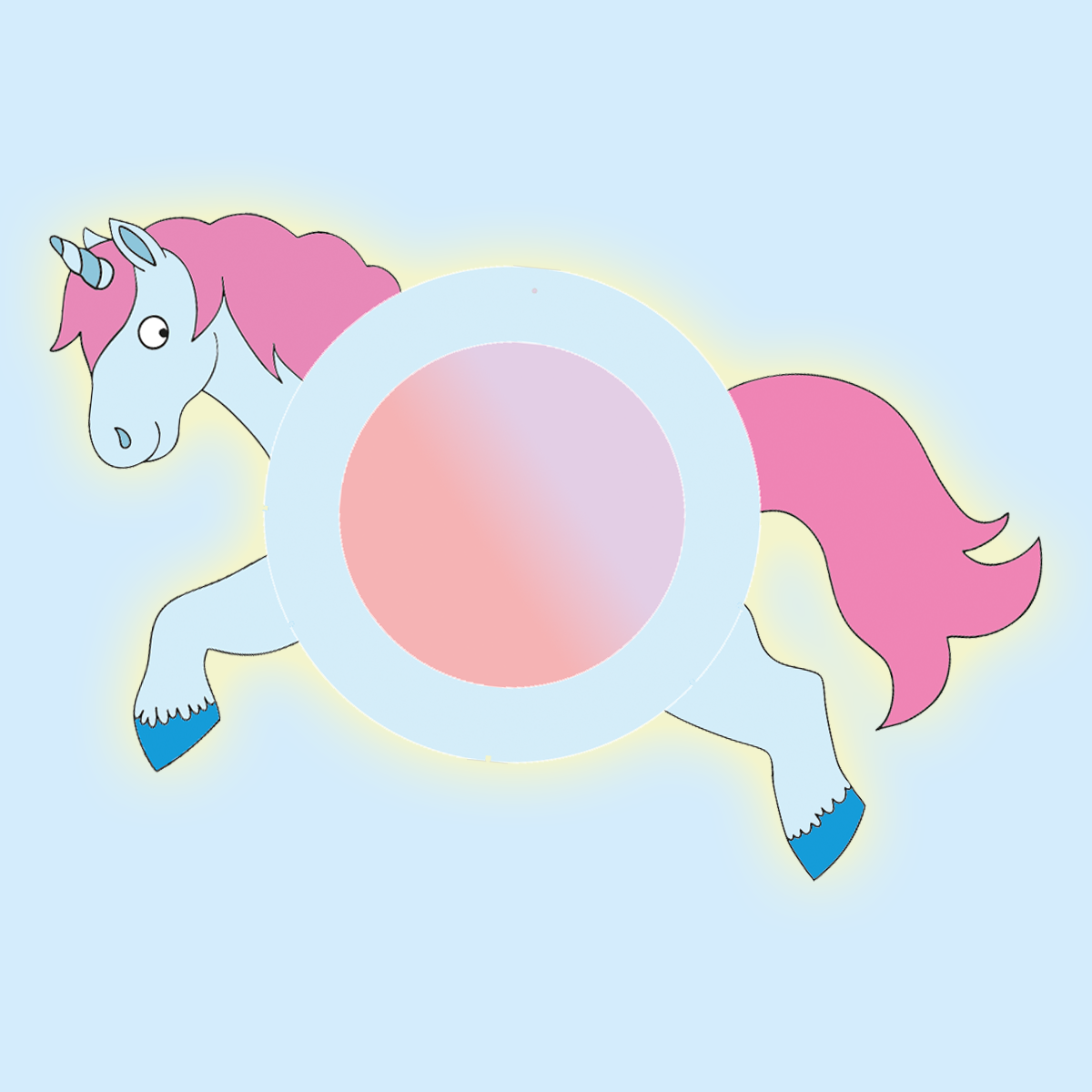 Bastelbogen: Pony-Laterne