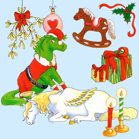 Illustrations-Paket "Der Weihnachtsverweigerer"