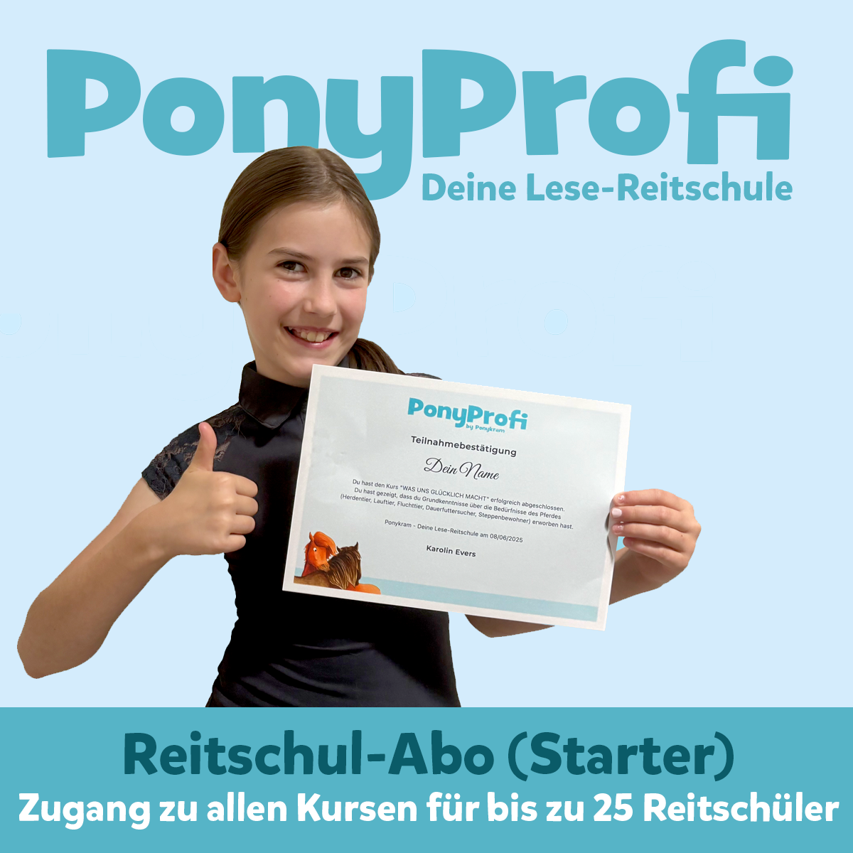 PonyProfi - Reitschul-Abo (Starter)